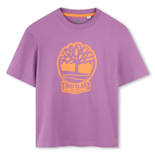 T-shirt bicolore avec logo - TIMBERLAND