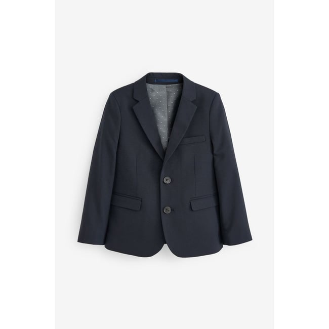 Pantalon de costume coupe ajustée bleu marine <span itemprop=