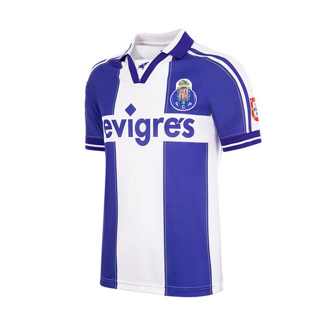Camisola Retro 1998-1999 Home, FC Porto azul <span itemprop=