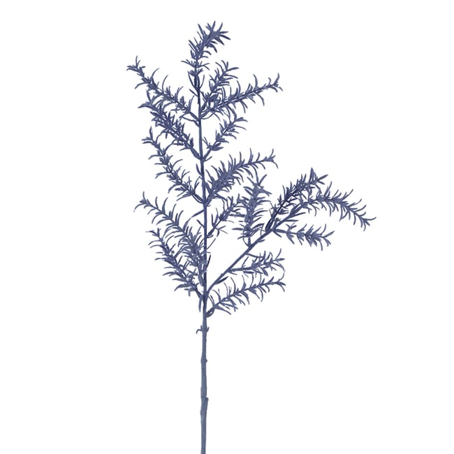 Feuillage artificiel sedum givré H65 Couleur bleu <span itemprop=