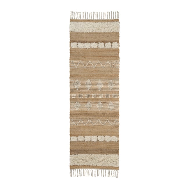 Tapis de couloir en jute Couleur v002235 <span itemprop=
