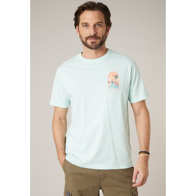 T-shirt homme en coton MARRAKECH lagoon <span itemprop=