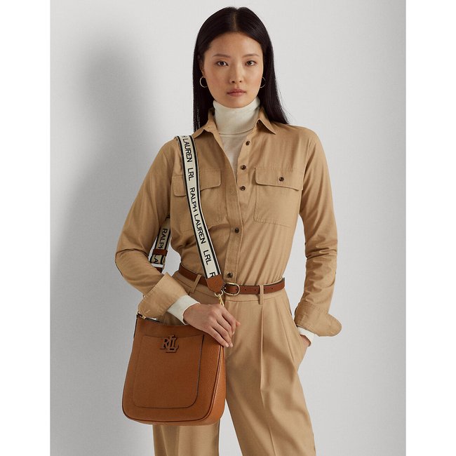 Cameryn leather crossbody bag Lauren Ralph Lauren La Redoute