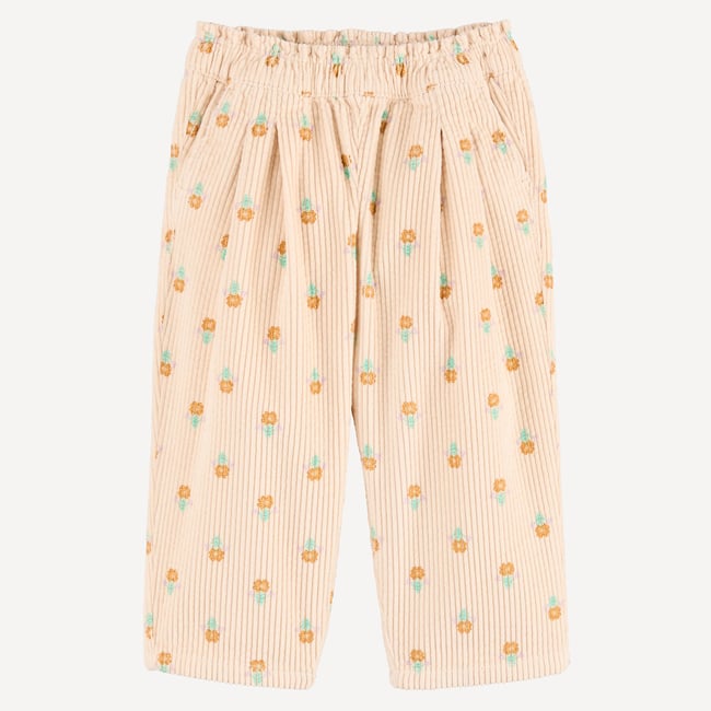 Pantaloni a carota con stampa floreale fantasia écru LA REDOUTE COLLECTIONS