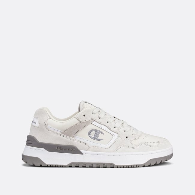 Z89 low suede trainers ecru grey Champion La Redoute