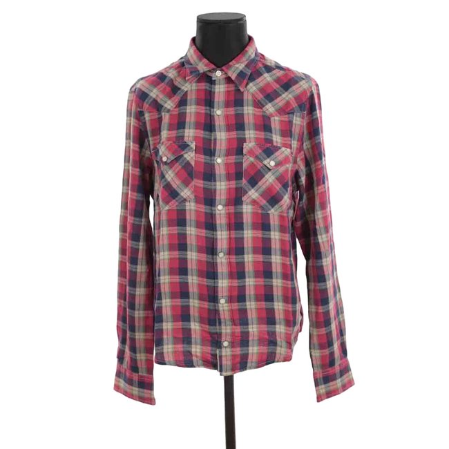 Chemise en coton - Bon État rouge <span itemprop=