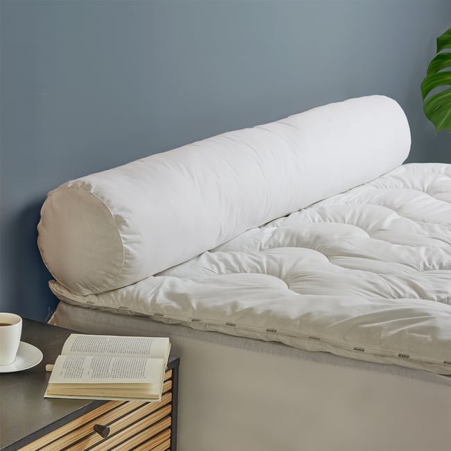 Traversin Extra volume - Ferme Couleur blanc <span itemprop=