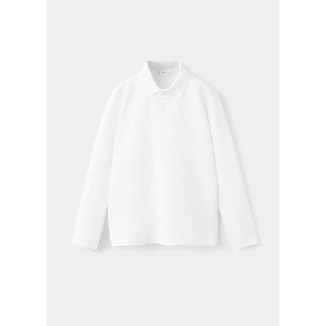 Polo coton à manches longues - MANGO KIDS