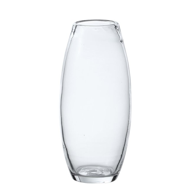 Vase décoratif en verre H27 Couleur transparent <span itemprop=