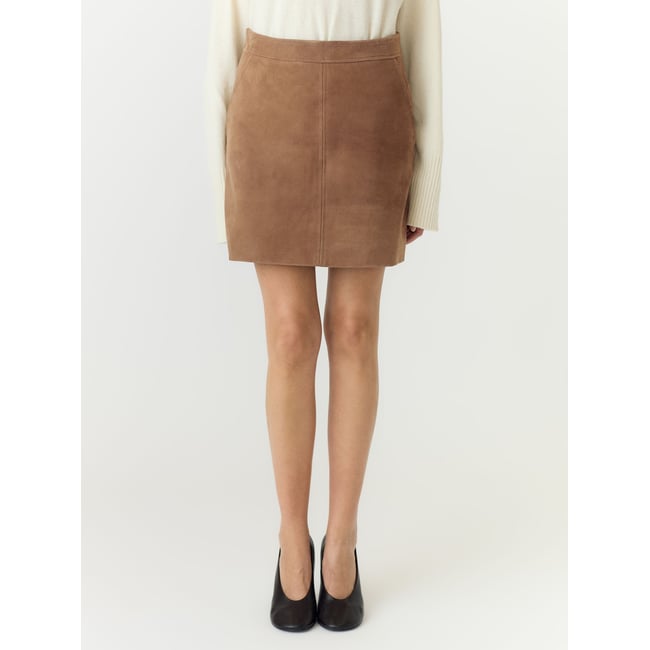Mini-Jupe marron - sepia1 <span itemprop=