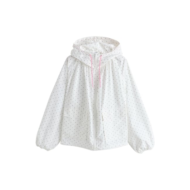 Veste résistante à l'eau polka dot <span itemprop=