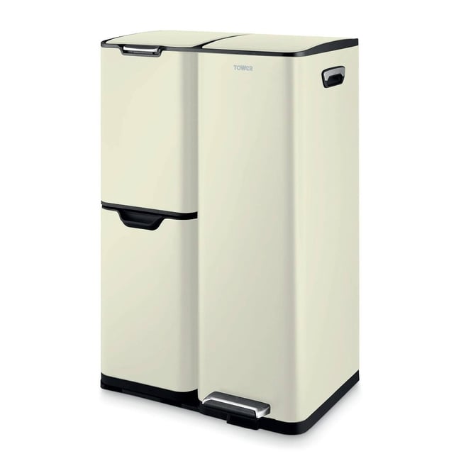 60L Recycling Pedal Bin - TOWER
