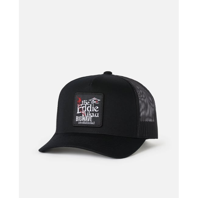 Casquette Trucker EDDIE WOULD GO 2026 noir <span itemprop=
