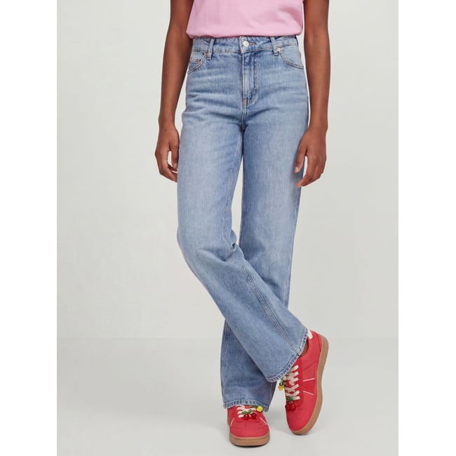 Jean Coupe Évasée blue denim 1 <span itemprop=