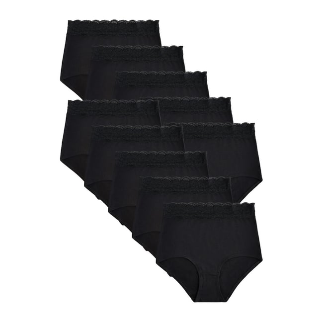 Culotte en dentelle et coton, lot de 10 - NEXT