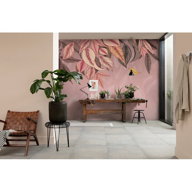 Papel de parede Falling Leafs, INTERELIFE multicolor <span itemprop=
