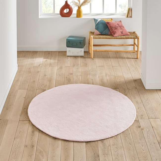 Tapis rond, coton tufté, Renzo, grand modèle - LA REDOUTE INTERIEURS