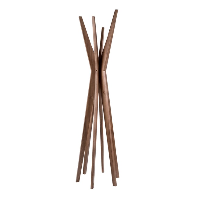 Porte-manteau en pin Couleur walnut <span itemprop=