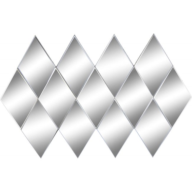 Miroir en verre design moderne, Moderno Couleur noir fumé élégant effet bois <span itemprop=