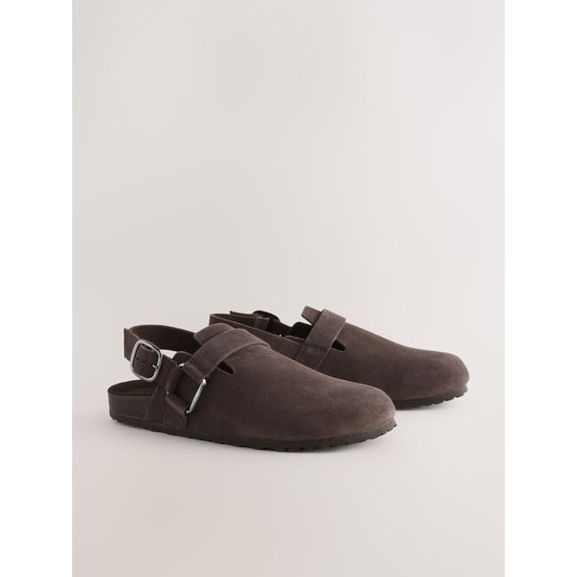 Chaussures forever comfort® à bride marron chocolat <span itemprop=