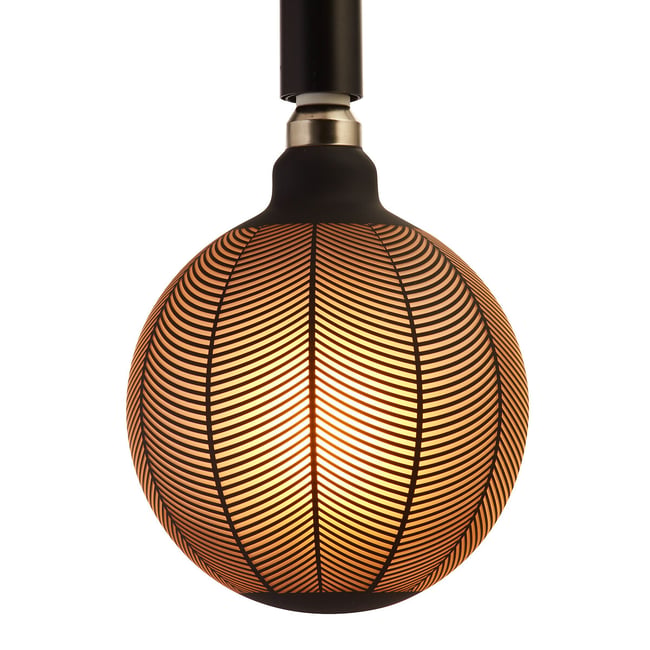 E27 LED Large Balloon Decorative Filament Bulb, black, SO'HOME