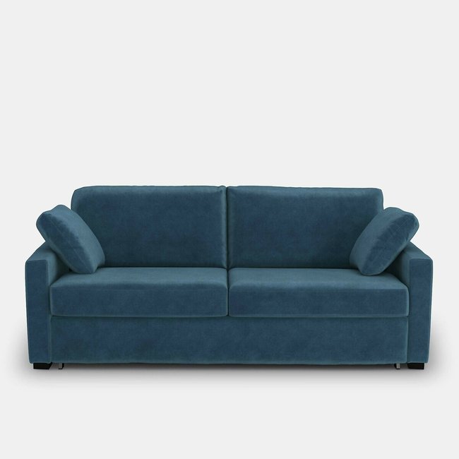 Sofá cama de terciopelo, espuma HR premium, Timor - LA REDOUTE INTERIEURS