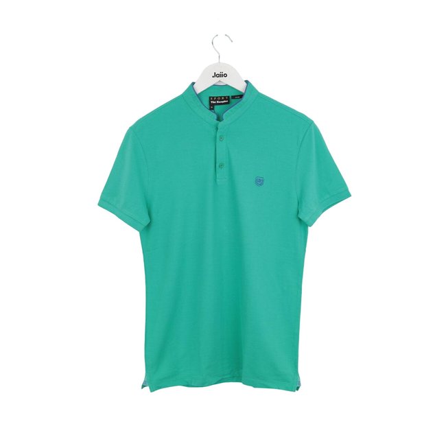 Polo en coton - Très Bon État vert <span itemprop=