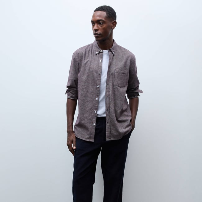 Pantalon taille élastiquée en velours de coton BIO GOTS - MONOPRIX