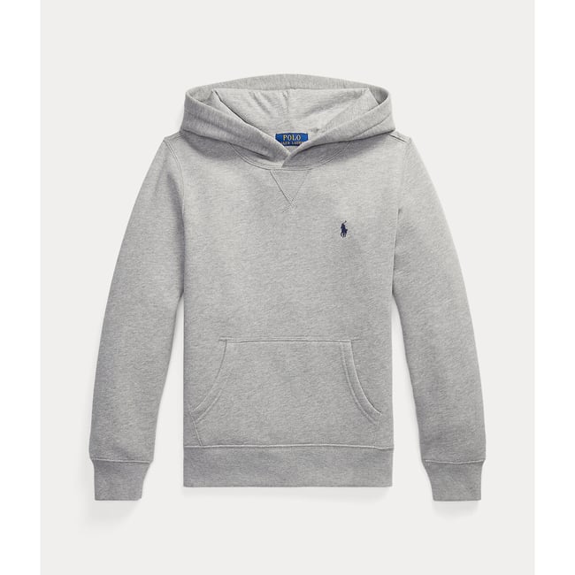 Sweat à capuche gris <span itemprop=