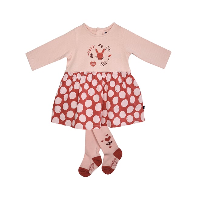 Robe collant mylena rose <span itemprop=