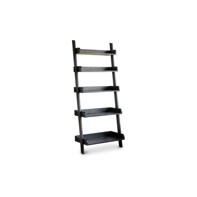 Bibliothèque en pin BELLEVUE Couleur noir <span itemprop=