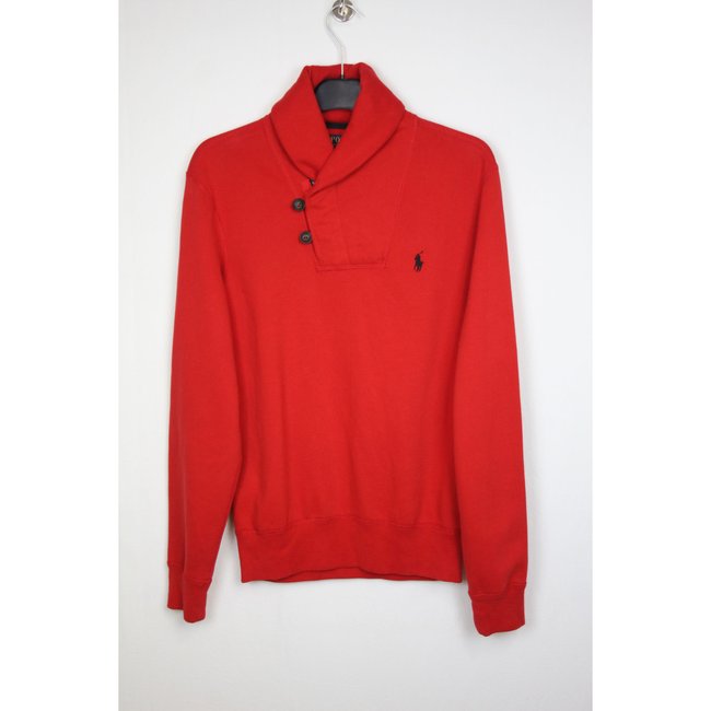 Pull - Très bon état rouge <span itemprop=