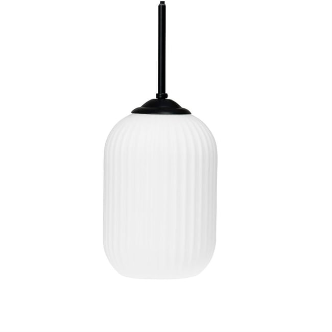 Suspension en Verre et Métal D20 RIFLET Couleur noir <span itemprop=