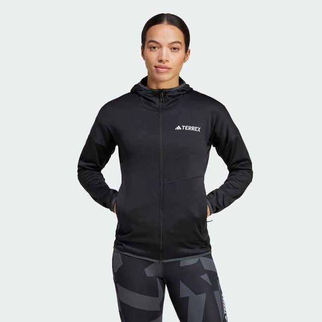 Veste À Capuche Molleton Léger Terrex Xperior Climawarm black <span itemprop=
