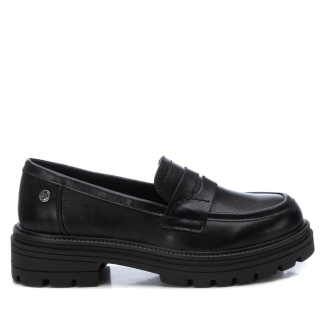 Chaussure Mocassin Plaine Décontractée noir <span itemprop=