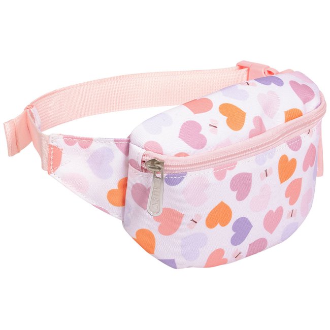 Sac banane rose, orange, violet <span itemprop=
