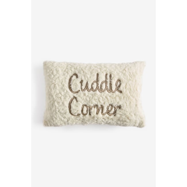 Coussin cuddle corner 50 x 30 cm ivoire <span itemprop=