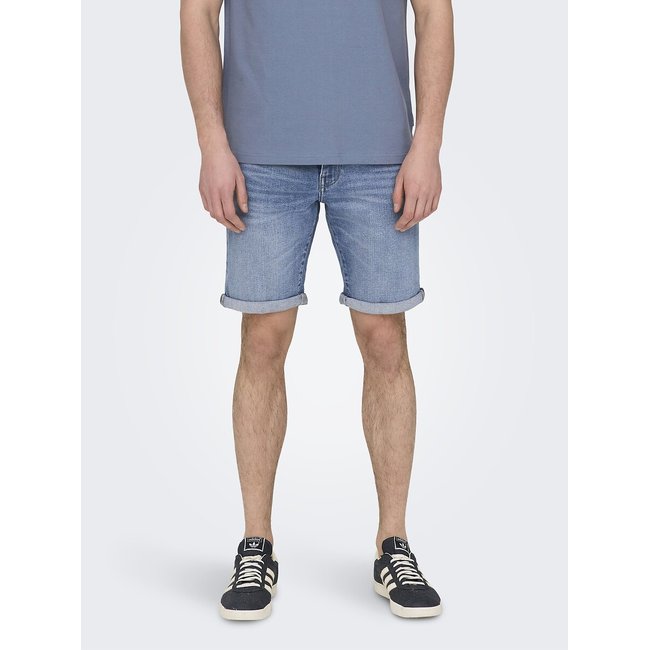 Denim Shorts, sky blue, ONLY & SONS