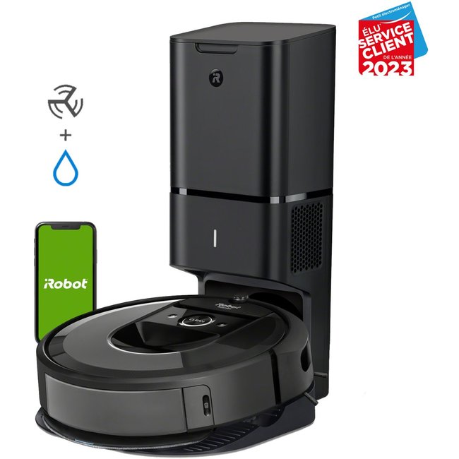 Robot Aspirateur Laveur Roomba Combo i8+ i8578 - I ROBOT