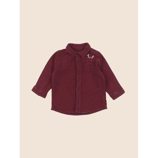 Chemise - Etat satisfaisant rouge <span itemprop=