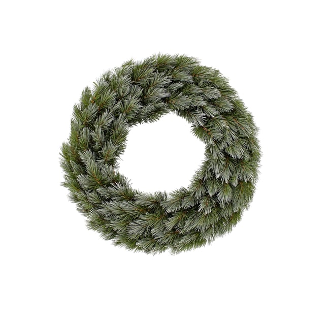 Couronne de Noël PITTSBURGH Couleur vert <span itemprop=