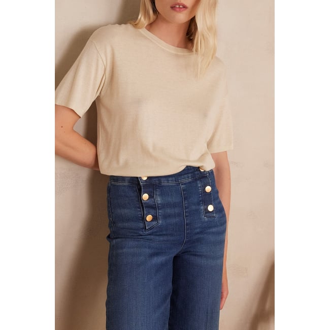 Pull BENSON BIS beige <span itemprop=