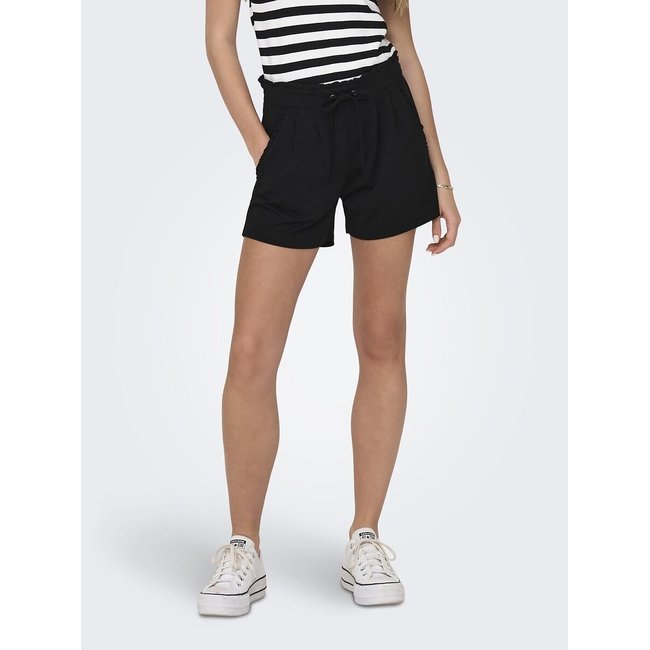 Shorts con vita elasticizzata nero JDY