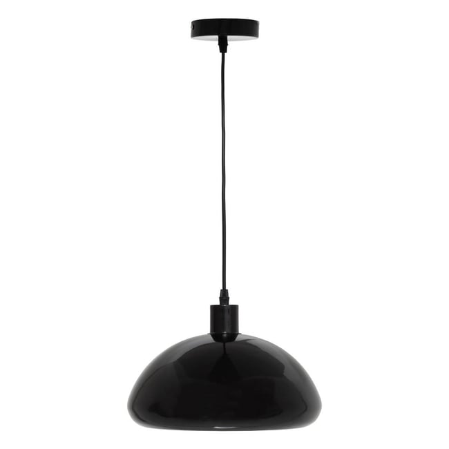 Suspension en acier émaillé SAVIO Couleur noir <span itemprop=