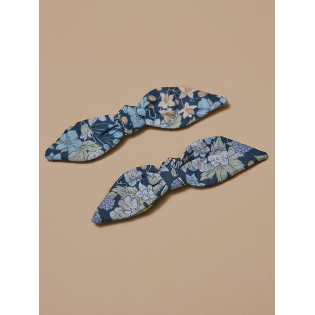 Pinces en tissu Liberty par lot de 2 liberty berry harvest <span itemprop=