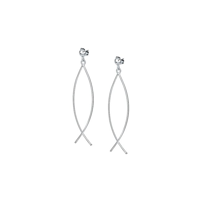 Boucles d'oreilles en argent 925 argent <span itemprop=