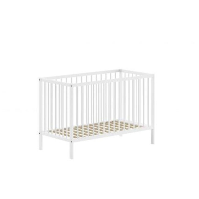 Lit Bébé Dino 60x120 Cm Blanc - VIPACK