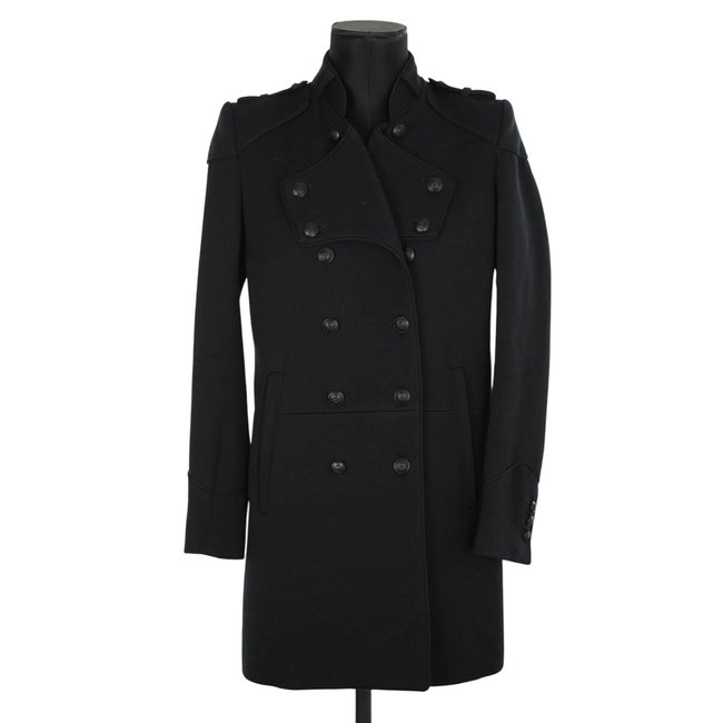 Manteau en laine - Très Bon État bleu <span itemprop=