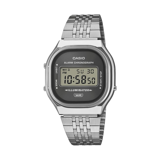 Montre Digital  CASIO VINTAGE argenté argenté argenté <span itemprop=