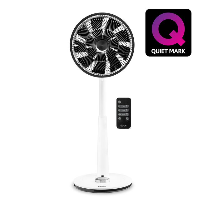 Whisper 26-Speed Standing Fan, white, DUUX